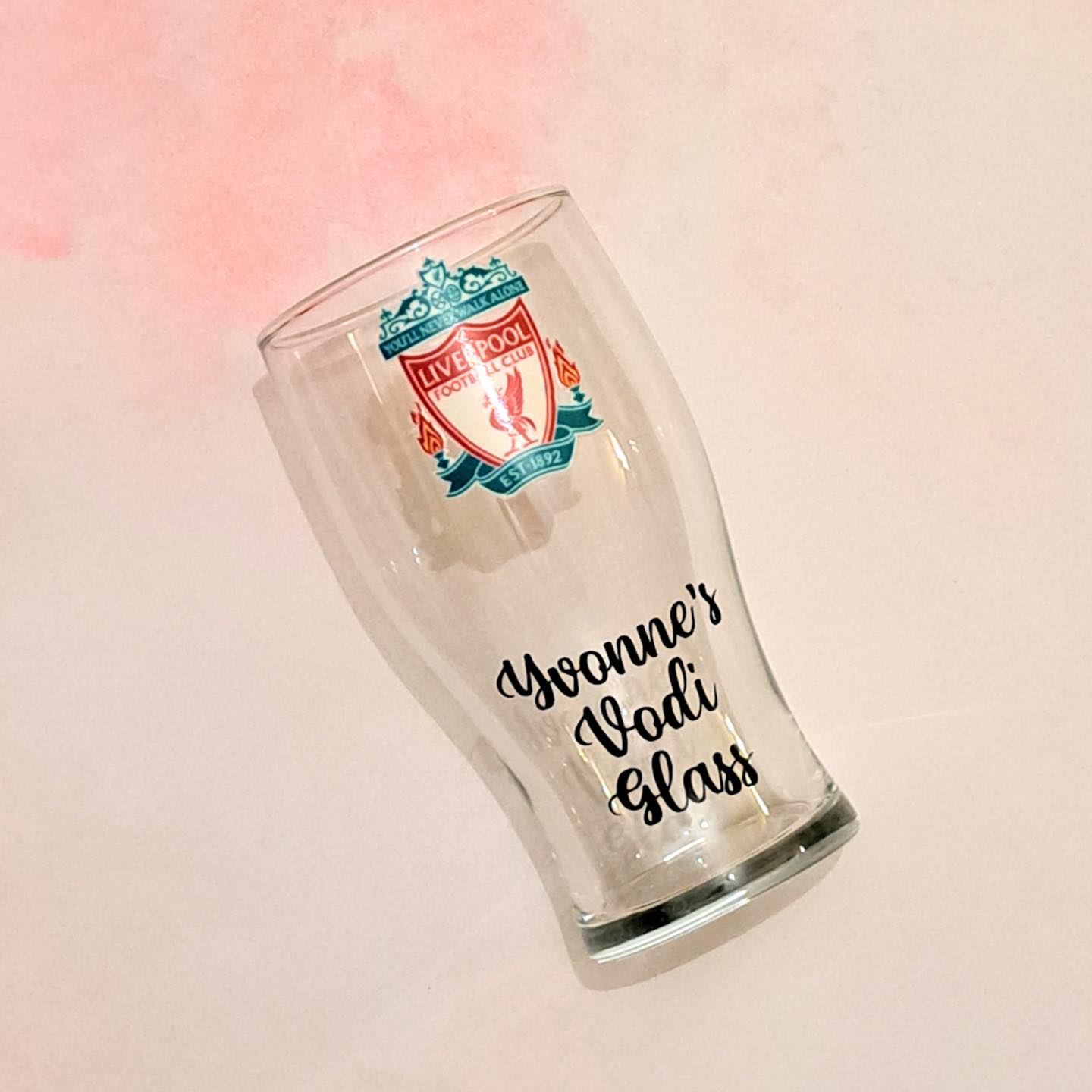 Liverpool Football Pint Glass #OG