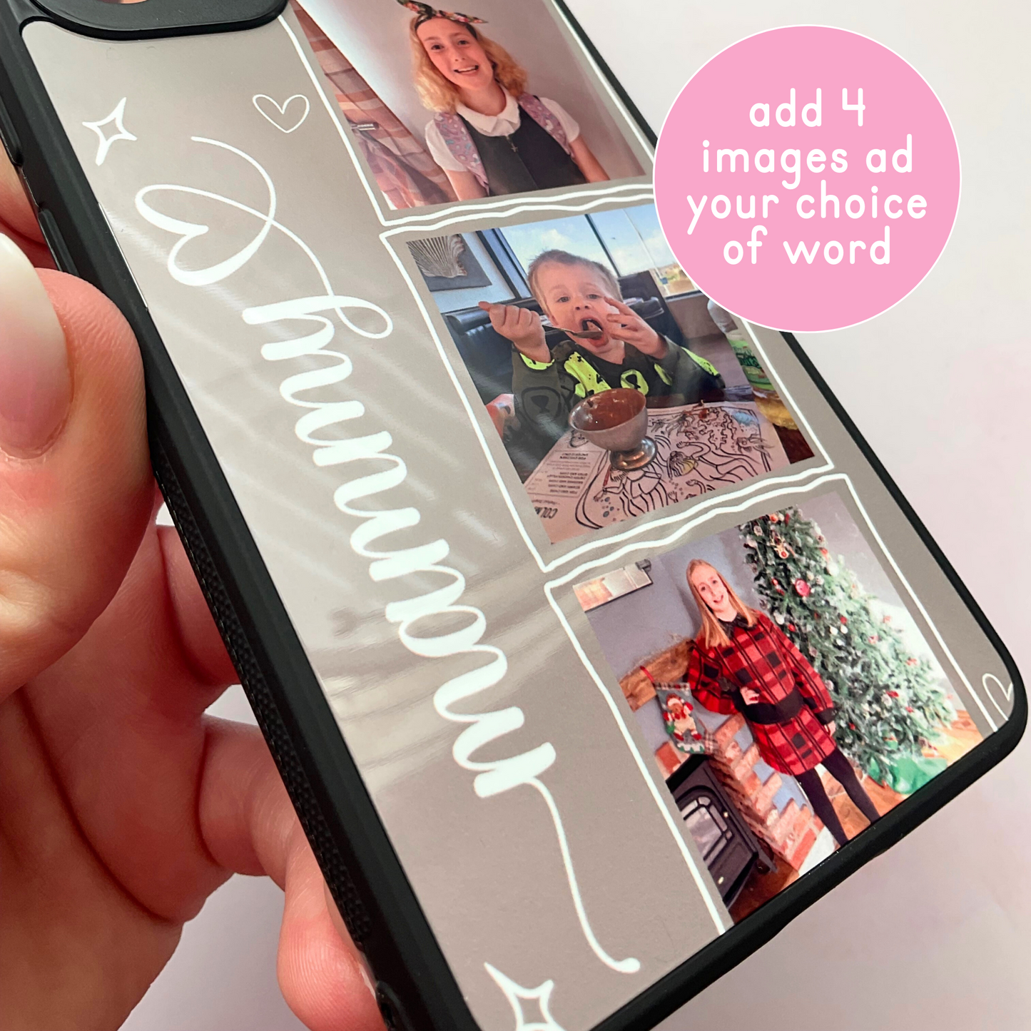 Personalised Photo Phone Case (4 IMAGES)