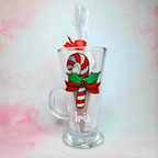 Personalised Christmas Hot Chocolate Glass #CG