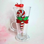 Personalised Christmas Hot Chocolate Glass #CG