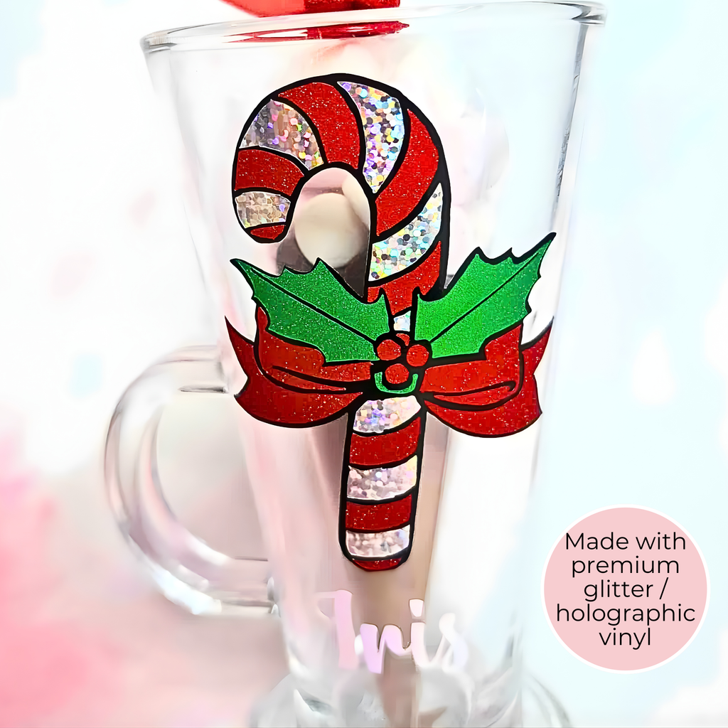 Personalised Christmas Hot Chocolate Glass #CG