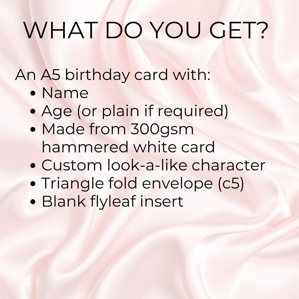 Pina Colada Personalised A5 Luxury Birthday Card #G1