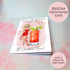 Bloody Mary Personalised A5 Luxury Birthday Card #G1