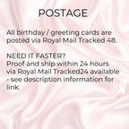 Negroni Cocktail Funny Valentines Card A5 #V1