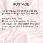 Mai Tai Personalised A5 Luxury Birthday Card #G1