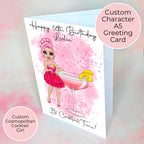 Cosmopolitan Personalised A5 Luxury Birthday Card #G1
