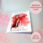 Devils Daiquiri Personalised A5 Luxury Birthday Card #G1