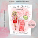 Woo Woo Personalised A5 Luxury Birthday Card #G1