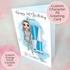Energy Drink Personalised A5 Luxury Birthday Card #G1