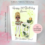 Mojito Personalised A5 Luxury Birthday Card #G1