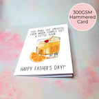 Whiskey Sours Fathers Day Card With Custom Character #F1