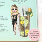 Long Island Iced Tea A3 A4 XL Personalised Tempered Glass Chopping Board #GB