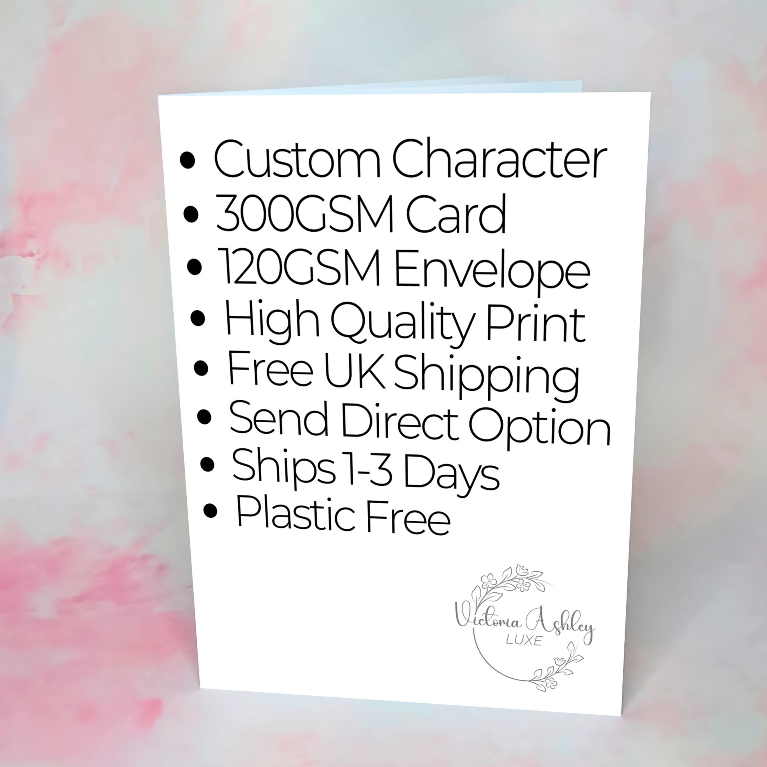 Woo Woo Personalised A5 Luxury Birthday Card #G1