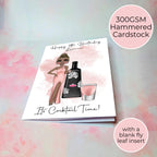 Tequila Rose Personalised A5 Luxury Birthday Card #G1