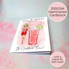 Woo Woo Personalised A5 Luxury Birthday Card #G1