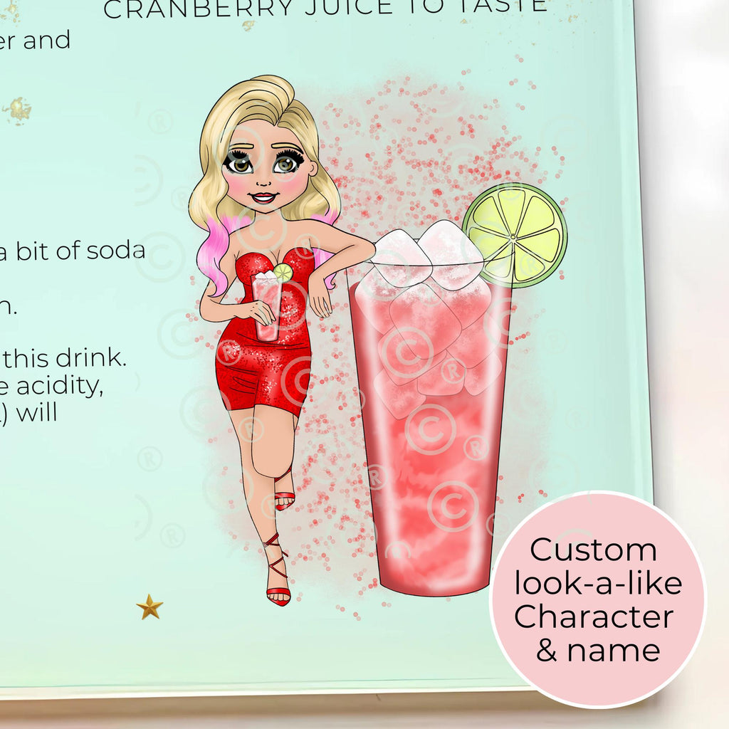 Woo Woo A3 A4 XL Personalised Tempered Glass Chopping Board #GB