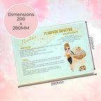 Pumpkin Martini A3 A4 XL Personalised Tempered Glass Chopping Board #GB