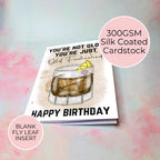 Old Fashioned Personalised A5 Luxury Birthday Card #G2