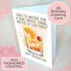 Old Fashioned Personalised A5 Luxury Birthday Card #G2