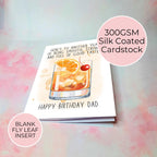 Old Fashioned Personalised A5 Luxury Birthday Card #G2