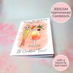 Sex On The Beach Personalised A5 Luxury Birthday Card #G1