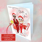 Personalised Candy Cane Cocktail Card To The Both Of You #CC