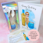 Pumpkin Martini Cocktail Girl 16oz Frosted Libby Glass – Personalised Recipe Glass #FL