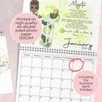2026 Horizontal Cocktail Recipe Wall Calendar #CG