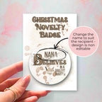 I Believe In A Baileys Martini Festive Button Badge #BB #CG