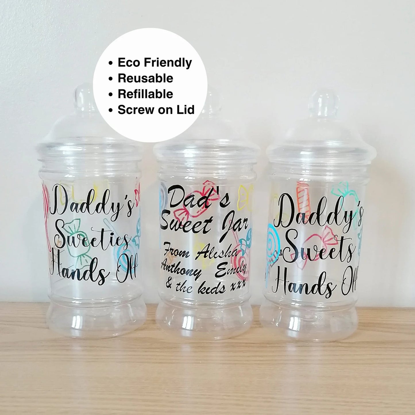 Personalised Daddy's Sweet Jar