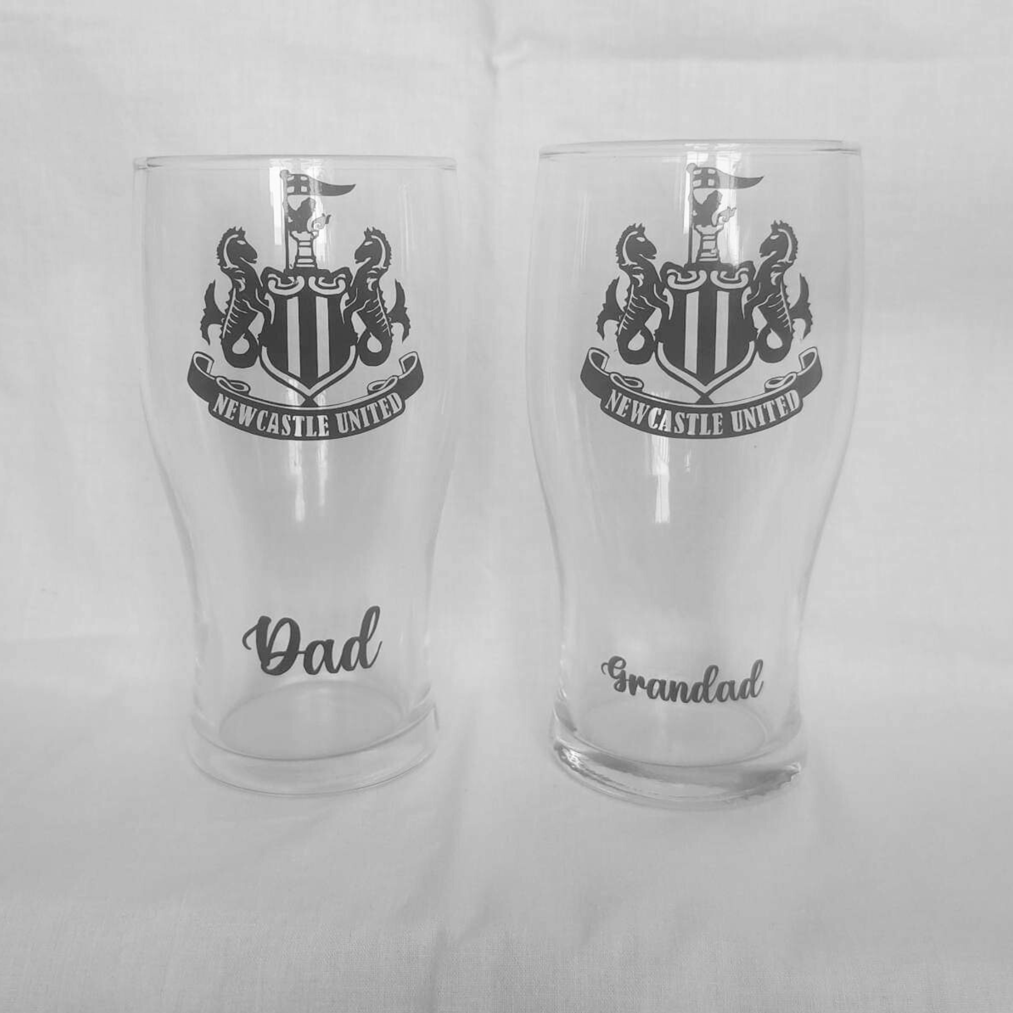 NUFC Football Pint Glass #OG