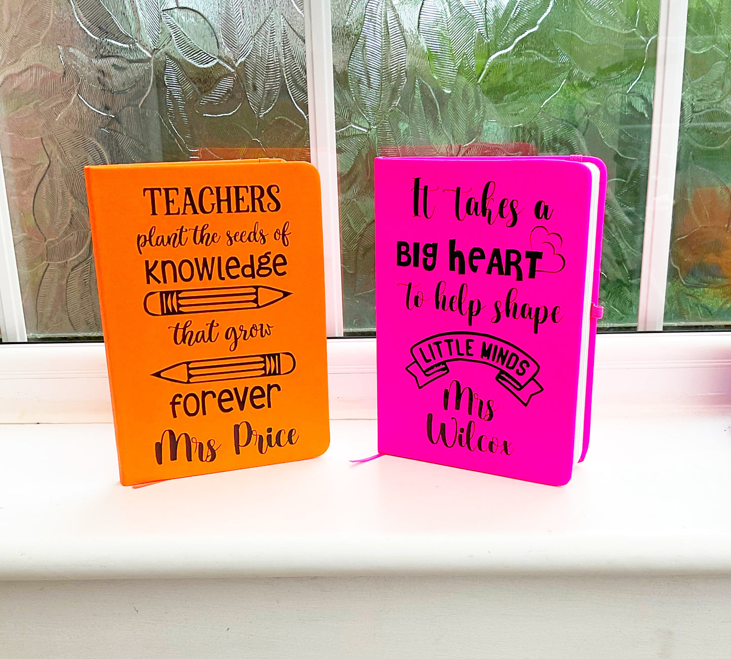 Personalised Neon Notebook