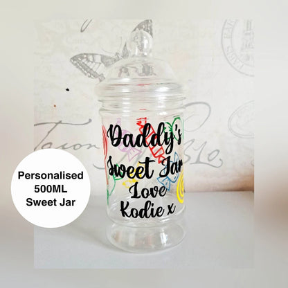 Personalised Daddy's Sweet Jar